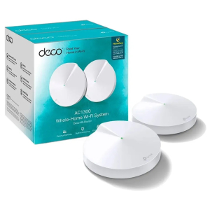 Sistema Wi-Fi TP-LINK DECO M5 (2 enrutadores) hasta 4500 pies cuadrados-malla 1GbE-Wi-Fi 5-Doble banda DECO M5(2-PACK)