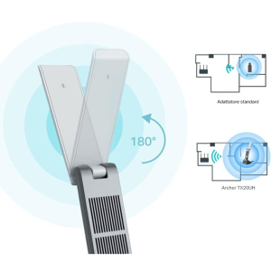 Adaptador USB TP-Link Archer TX20UH AX1800, Wi-Fi 6, 2.4 GHz, 5 GHz, Antena de Alta Ganancia / TP-Link