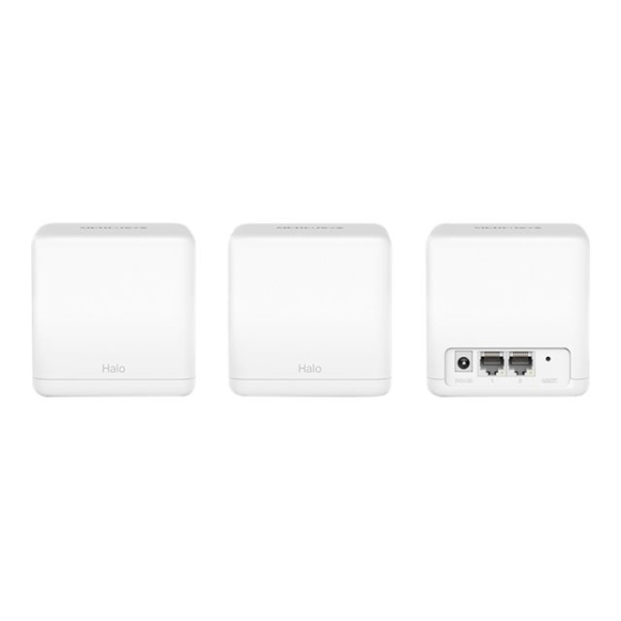 Router Mesh WiFi Mercusys Halo H30G V1 (3 enrutadores), hasta 325 Metros cuadrados, malla 1GbE Wi-Fi 5 Doble banda Halo H30G / TP-Link
