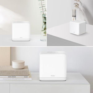 Sistema Mesh Mercusys HALO H60X (3-pack) doble banda (2.4 GHz / 5 GHz) Wi-Fi 6 (marca de TP-Link) / Mercusys