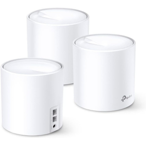 Sistema Mesh TP-LINK Deco X60 (3 enrutadores) 1GbE Wi-Fi 6 - Doble banda AX5400, Cobertura WiFi de 650 m2 / TP-Link