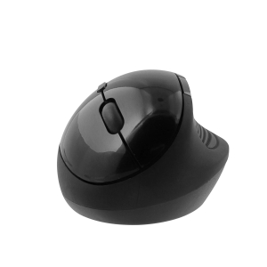 Klip Xtreme - Mouse - 2.4 GHz Wireless-Black-Ergonomic KMW-500BK