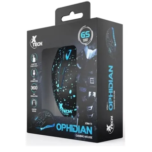 Mouse usb Xtech - XTM-411 -USB-Wired-Black-Gaming 3600dpi XTM-411