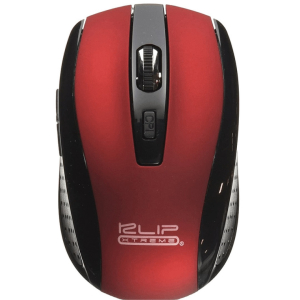Mouse Klip Xtreme Wireless 2.4 GHz, Color Rojo Nano con 6 botones, KMW-340RD / Klip Xtreme