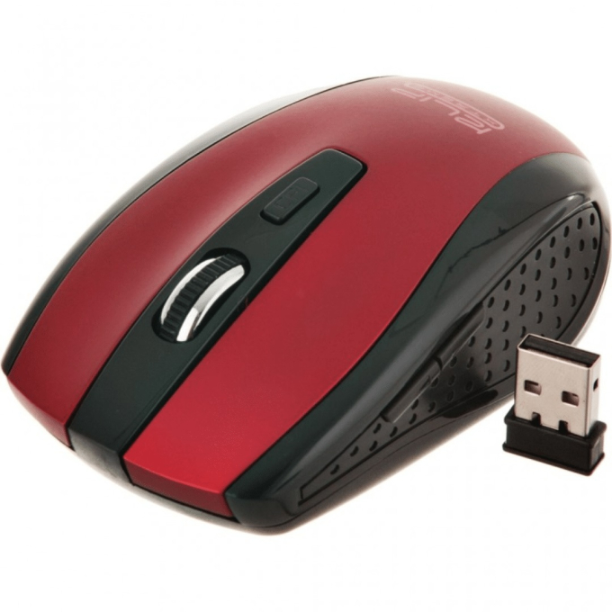 Mouse Klip Xtreme Wireless 2.4 GHz, Color Rojo Nano con 6 botones, KMW-340RD / Klip Xtreme