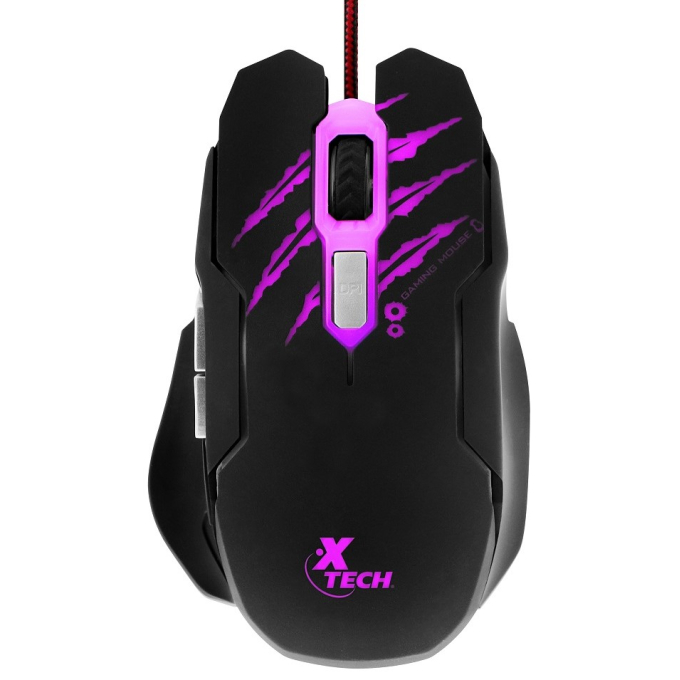 Mouse Xtech XTM-610 Lethal Haze ?ptico 3200 DPI RGB 6 Botones Cableado XTM-610 / Xtech