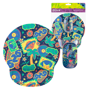Xtech - XTM-DKT1ST - Mouse and mouse pad kit 2.4 GHz-Wireless-Stitch KT1ST-Disney Stitch XTM-DKT1ST / Xtech