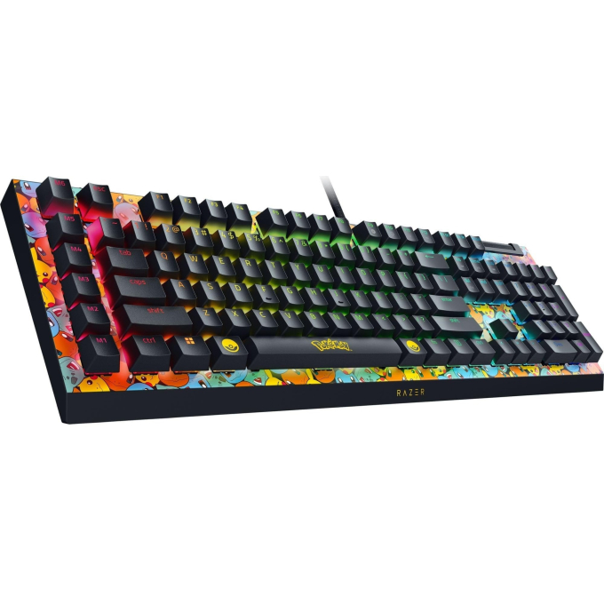 Teclado Razer BlackWidow V4 X-Pokemon Edit, Keyboard - Wired USB, RZ03-04704200-R3M1 / Razer