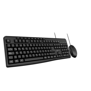 Teclado y Mouse Xtech, Wired Spanish-USB-Black-Multimedia, XTK-302S / Xtech