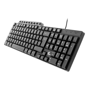 Teclado Xtech , Keyboard - Wired Spanish-USB-Black, XTK-160S / Xtech