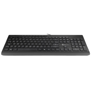 Teclado Klip Xtreme, Keyboard Wired Spanish-USB-Black-Multimedia keys, KKM-252S