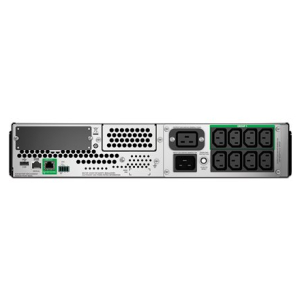 UPS APC Smart-UPS SMT 2200VA LCD RM with SmartConnect - UPS (montaje en bastidor) - CA 230 V 1980 vatios-2200 VA-RS-232, USB-conectores de salida: 9-2U-para P/N: AR3003, AR3003SP, AR3006, AR3006SP, AR3103, AR3103SP, AR3106, AR3106SP, AR9300SP SMT2200RMI2UC / APC