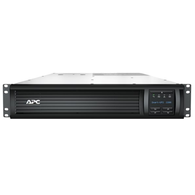 UPS APC Smart-UPS SMT 2200VA LCD RM with SmartConnect - UPS (montaje en bastidor) - CA 230 V 1980 vatios-2200 VA-RS-232, USB-conectores de salida: 9-2U-para P/N: AR3003, AR3003SP, AR3006, AR3006SP, AR3103, AR3103SP, AR3106, AR3106SP, AR9300SP SMT2200RMI2UC / APC