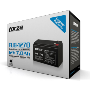 Bateria Forza FUB-1270, 12V 7Ah, AGM, Recargable. / Forza