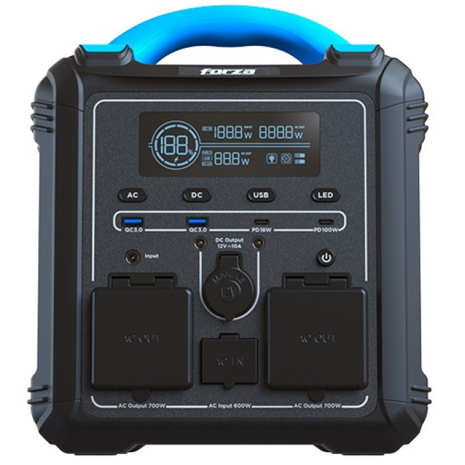 Forza Titan Series Battery Backup Power Station, 700W 220V, FPP-T702 / Forza