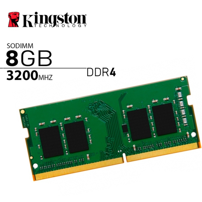 Memoria SODIMM DDR4 8Gb Kingston 3200mhz para Laptop / Kingston