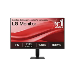 Monitor LED 27pulgadas IPS U411A 120Hz, 1ms MBR, 1 X HDMI, VGA, HDR10, 99% sRGB, Borderless / LG