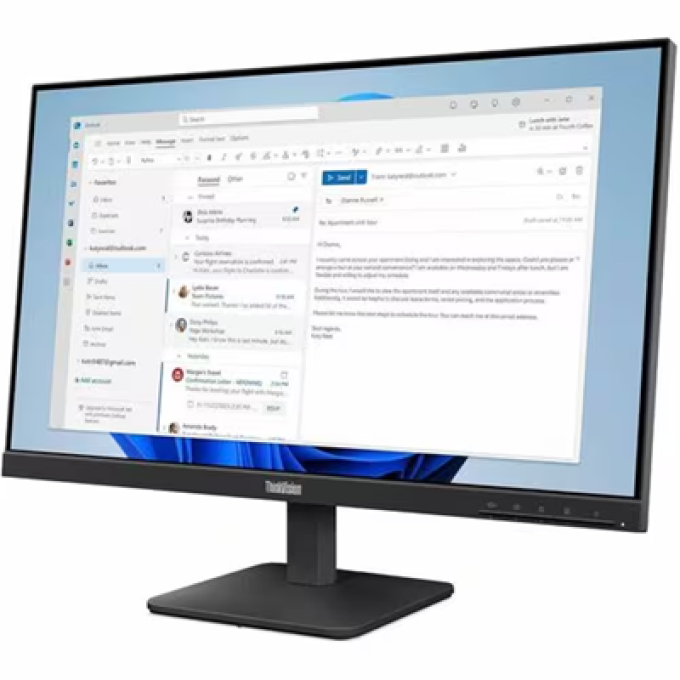 Monitor Lenovo ThinkVision S24-4e Monitor 64B5KAR1LA - 100Hz Frecuencia de actualizacion / Lenovo