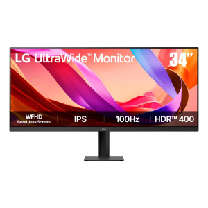 Monitor LG UltraWide 34pulgadas WFHD 2K 100Hz, IPS, HDMI, DisplayPort, Compatible con Montura VESA, 34U511A-B / LG