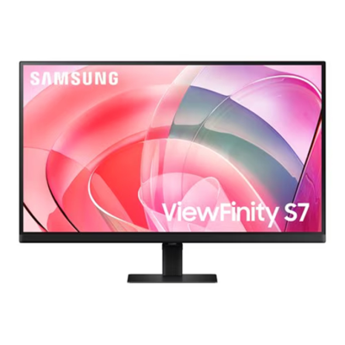 Monitor LED Samsung ViewFinity S7 S27D700EAL 27pulgadas Clase 4K UHD - 16:9 - Negro - 68.6cm (27pulgadas) Viewable - Tecnologia conmutacion en el mismo plano (In-plane Switching, IPS) - LED Retroiluminacion - 3840 x 2160 - 1.07 Billones de colores - 350cd/m² - 5ms - 60Hz Frecuencia de actualizacion - HDMI - DisplayPort - Compatible con Montura VESA / Samsung