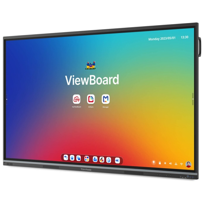 Pantalla interacticva ViewSonic ViewBoard IFP7551 1905mm 4K UHD LCD Pantalla de colaboracion - Rockchip RK3576 - 3840 x 2160 - 2160p - Android 14 / ViewSonic