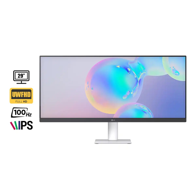 Monitor LG UltraWide 29pulgadas WFHD 21:9 100Hz, IPS, HDMI, DisplayPort, Compatible con Montura VESA, Gaming, 29U531A-W / LG