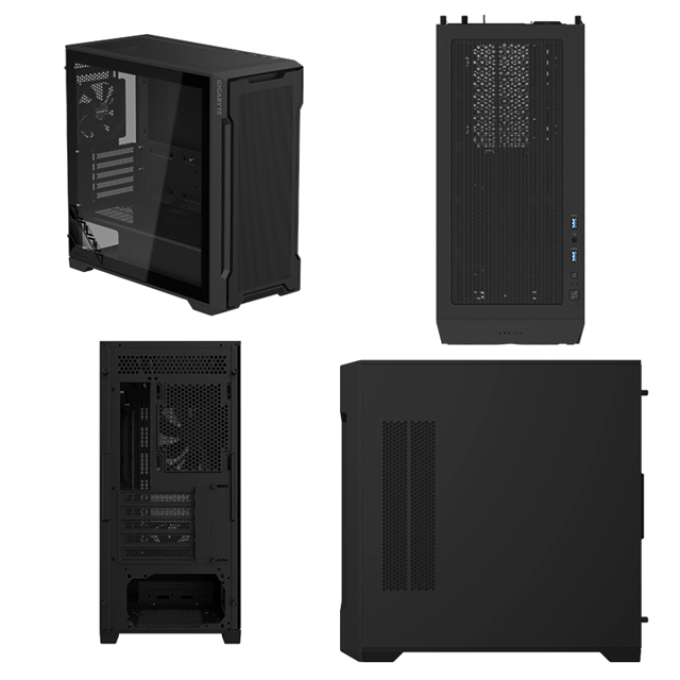 Case GIGABYTE C102 GLASS, Mid Tower / GIGABYTE