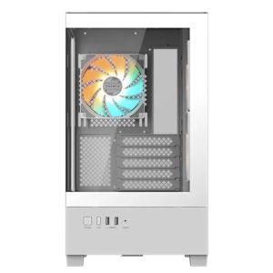 Case GIGABYTE GB-C201P PANORAMIC, Mid Tower, Compatible con mini-ITX/m-ATX, Color blanco / GIGABYTE