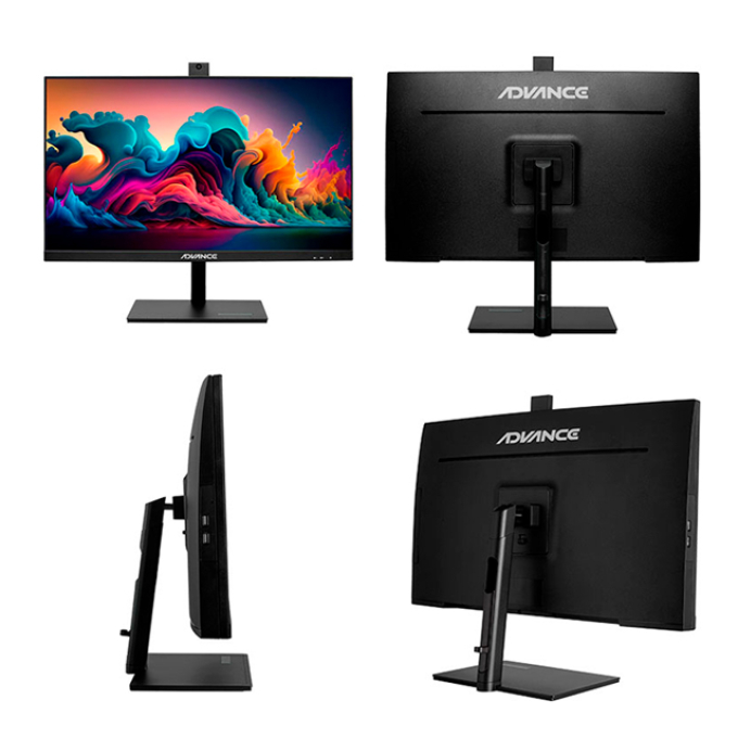 All-in-One Advance AIO AO7560, 23.8pulgadas IPS, Intel I5-12400 2.50-4.4GHz, 16GB DDR5, SSD 512GB / Advance