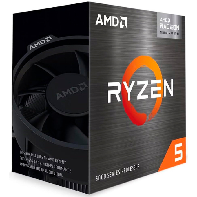 Procesador AMD Ryzen 5 5600GT, 3.60 / 4.60 GHz, 16MB L3, 6 Core, AM4, 7nm, 65W. / AMD