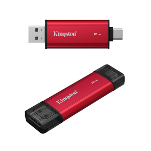 Unidad en estado solido Dual Portatil Kingston 2TB, Interfaz USB-A, USB-C, USB 3.2 Gen 2
