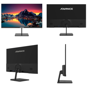 Monitor plano ADVANCE ADV-2152S, 21.5 FHD IPS, 100Hz, 1ms, HDMI, DP, Parlantes
