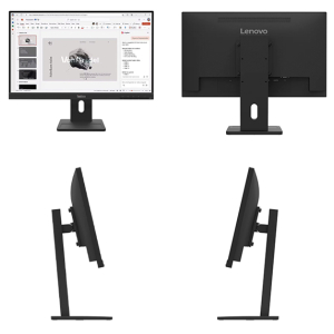 Monitor Lenovo ThinkVision E22-40, 21.5pulgadas 1920x1080 WLED IPS, HDMI/DP/VGA Color Raven Black / Lenovo