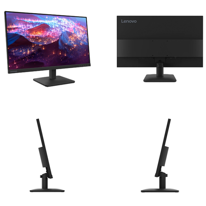 Monitor Plano Lenovo L27-4E, 27pulgadas(1920x1080) WLED FHD IPS, 100HZ, HDMI, VGA / Lenovo