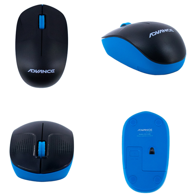 MOUSE WIRELESS ADV1238 BLUE
Mouse inalámbrico ADV-1238S, USB, 3 botones, azul[@@@]Descubre el mouse inalámbrico / 