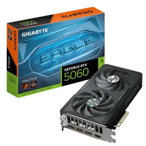 VGA 8G GB RTX5060 EAGLE OC
Tarjeta de video GIGABYTE GeForce RTX 5060 EAGLE OC 8G, 8 GB GDDR7, PCIe Gen 5.0[@@@]