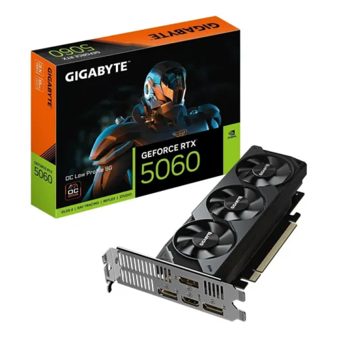 VGA 8G GB RTX5060 WF2 OC GDDR7
Tarjeta de video GIGABYTE GeForce RTX 5060 WINDFORCE OC 8G, 8 GB GDDR7, PCIe Gen 5.0[ / 