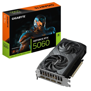 VGA 8G GB RTX5060 WF2 MAX OC
Tarjeta de video GIGABYTE GeForce RTX 5060 WINDFORCE MAX OC 8G, 8 GB GDDR7, PCIe Gen