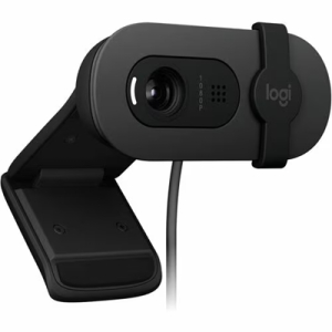 Camara Web Logitech BRIO 105 - 2Megapixel - 30fps - USB Tipo A - Full HD - 1920 x 1080 Video - CMOS Sensor - Foco Estatico - 58° Ángulo - Microfono - Para Portatil, Monitor, Chromebook, Computador - Windows 10 o superior, macOS 10.15, ChromeOS, Windows, macOS - Plug y Play, Microfono