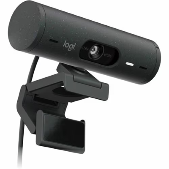 Camara Web Logitech BRIO 505 - 4Megapixel - 60fps - Grafito - USB Tipo C - 1920 x 1080 Video - Auto-foco - 90° Ángulo - 4x Zoom Digital - Microfono - Windows 8, Windows 8.1 / Logitech