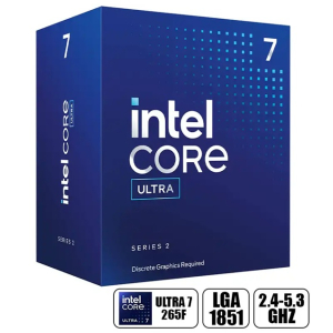 Procesador Intel Core Ultra7 265f Icosa-core (20 Nucleos) 2.40GHz - Caja - 30MB Cache L3 - 36MB Cache L2 - Procesamiento de 64 bits - Socket LGA-1851 No Graficos