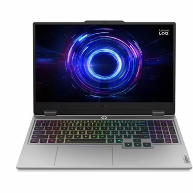 Laptop para videojuegos - Lenovo LOQ 15IRX10 83JE00Q8LM 39.6cm (15.6pulgadas) - Full HD - 144Hz - Intel Core i7 13a Gen i7-13700HX - 16GB - 512GB SSD - Español Teclado - Luna Gray - Intel HM770 Chip - 1920 x 1080 - NVIDIA con 8GB - Tecnologia conmutacion en el mismo plano (In-plane Switching, IPS) - Camara Frontal/Camara Web - IEEE 802.11ax Estadar LAN sin Cable - Wi-Fi 6 / Lenovo