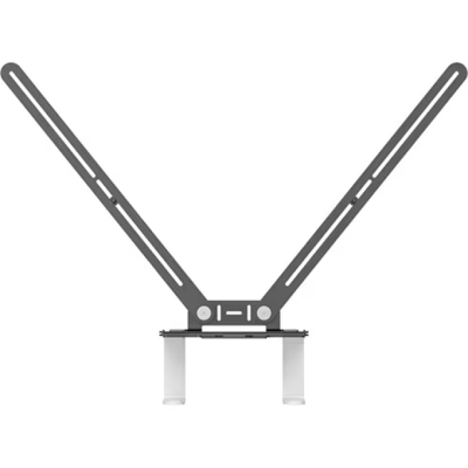 Logitech Barra de montaje para Soporte de television, sistema de videoconferencia, Camara de vigilancia, Barra de video - Gris - 119.4cm a 160cm (63pulgadas) para pantalla plana - 68.04kg Capacidad de carga / Logitech