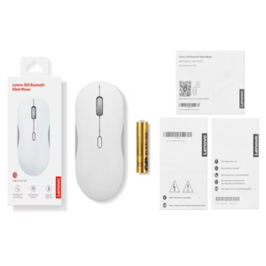 Lenovo 350 Bluetooth Silent Mouse (Cloud Grey, W/O Battery)