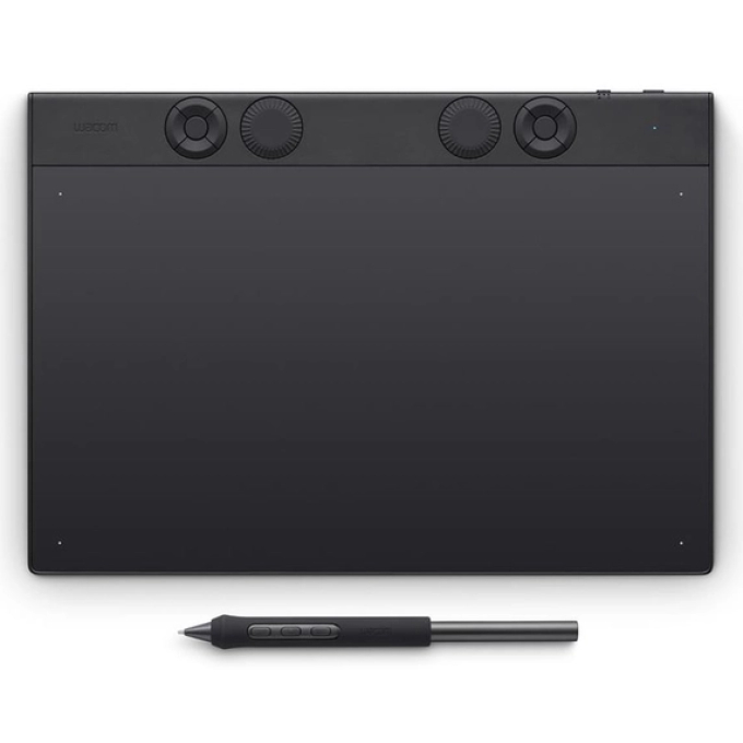 Tablet grafica Wacom Intuos Pro - 5080 lpi - Con cable/Inalambrico - Negro - Bluetooth - 8192 Nivel de presion - Lapiz - PC, Mac / Wacom