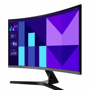 Monitor LED Samsung Essential S3 S27D390GAN 27 Clase Full HD Pantalla curva Panoramica 16:9, Color Negro, Tamaño 68.6cm (27) Viewable, LED Retroiluminacion 1920 x 1080 16,7 Millones de colores 250cd/m² 4ms - 100Hz Frecuencia de actualizacion, Puertos HDMI VGA, Compatible con Montura VESA