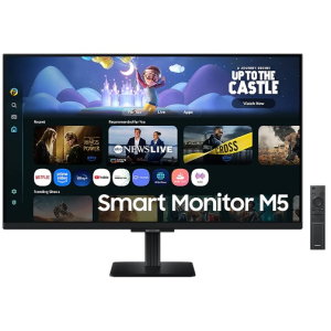 Monitor Smart Samsung M5 27 LCD FHD VA (1920x1080) HDMIx2/WiFi5/BT5.2 USBx2Altavoz(10W)