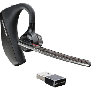 Auricular con microfono Poly Voyager 5200 Bluetooth inalambrico y certificacion Microsoft Teams, 7K2F3AA / Poly