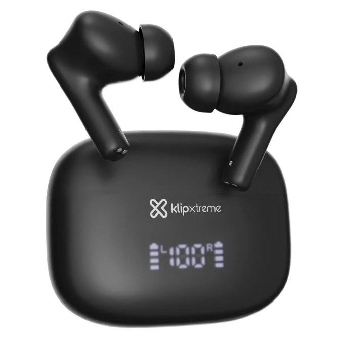 Audifonos Klip Xtreme KTE-850BK, Inalambrico 26Hrs Hybdrid ANC Black / Klip Xtreme