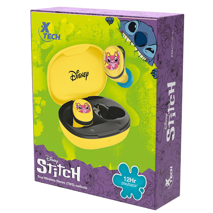 auriculares inalambricos Xtech XTH-D701ST-YL - Wireless earbuds Disney Stich Yellow XTH-D701ST-YL / Xtech